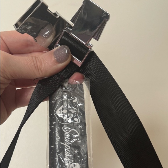 Sourpuss Black Studded Waist Bag - Picture 6 of 8